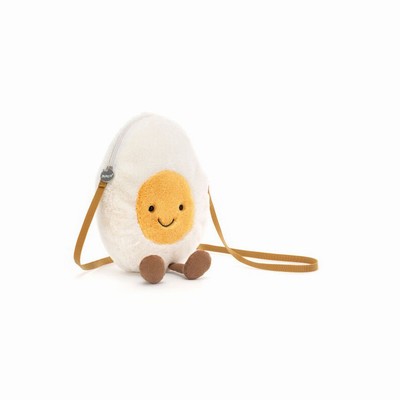 Jellycat Happy Boiled Egg Bag New Zealand | UVGRE5928